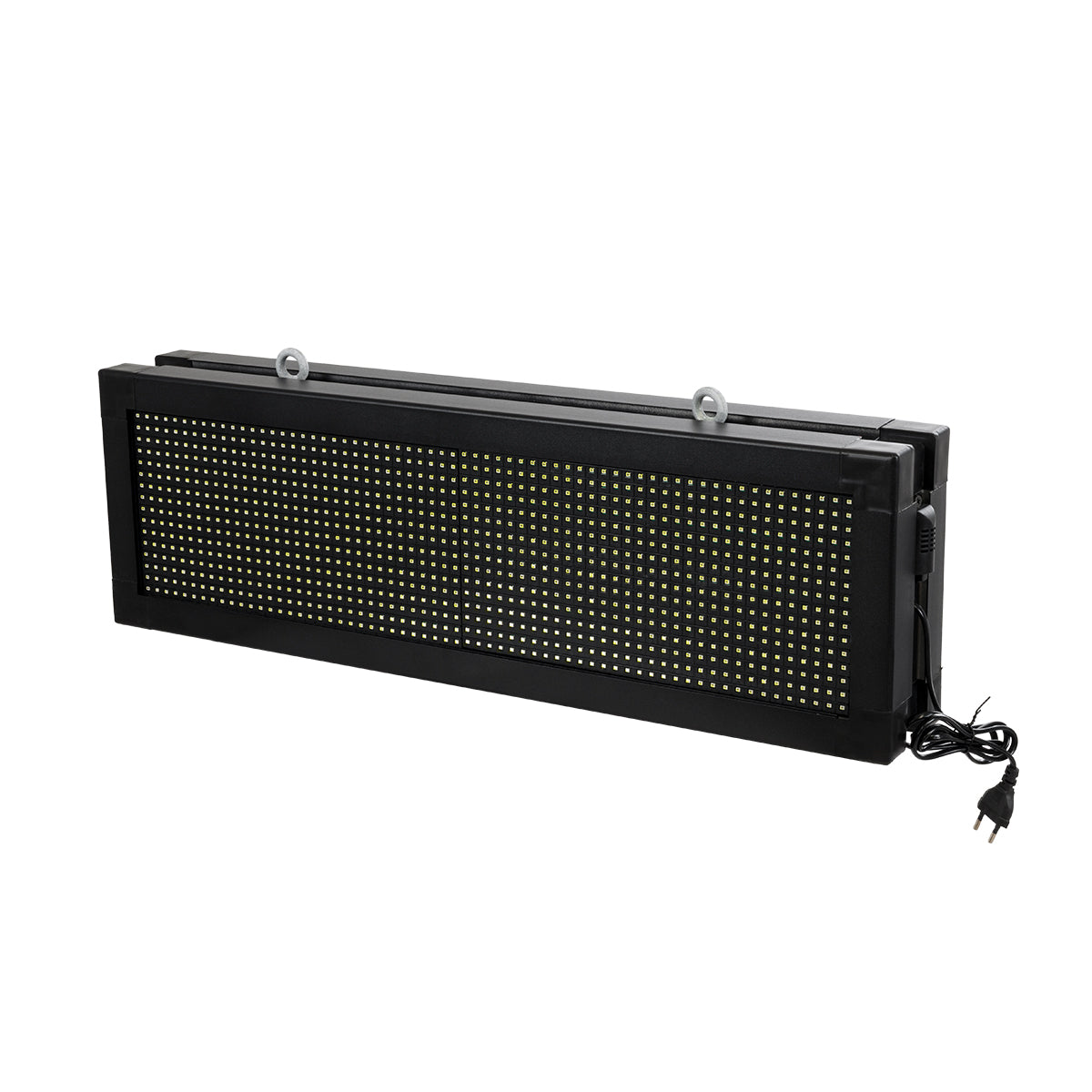 GLOBOSTAR® DISPLAY 90316 Κυλιόμενη Ψηφιακή Επιγραφή Διπλής Όψης 64x16cm P10 64x16 Pixel LED 100W AC 220-240V Αδιάβροχο IP65 Ψυχρό Λευκό 6000K - WiFi Control μέσω FK APP - Αισθητήρας Θερμοκρασίας & Υγρασίας - Μ70.5 x Π11 x Υ22.5cm - 2 Χρόνια Εγγύηση