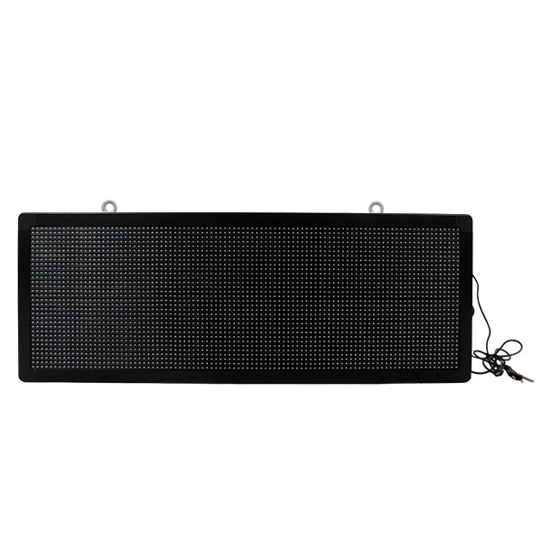 GLOBOSTAR® DISPLAY 90321 Κυλιόμενη Ψηφιακή Επιγραφή Διπλής Όψης 96x32cm P10 96x32 Pixel LED 300W AC 220-240V Αδιάβροχο IP65 Κόκκινο - WiFi Control μέσω FK APP - Αισθητήρας Θερμοκρασίας & Υγρασίας - Μ104 x Π12 x Υ40cm - 2 Χρόνια Εγγύηση