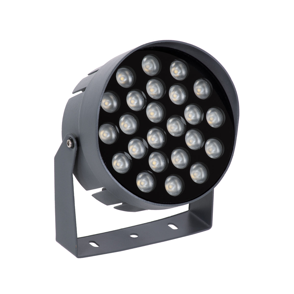 GloboStar® FLOOD-NIGMA 90377 Προβολέας Wall Washer με Αντιθαμβωτική Γρίλια για Φωτισμό Κτιρίων LED 24W 2040lm 30° DC 24V Αδιάβροχο IP65 L15 x W15 x H9.1cm Αρχιτεκτονικό Πορτοκαλί 2200K - Γκρι Ανθρακί - 3 Χρόνια Εγγύηση - ledmania.gr