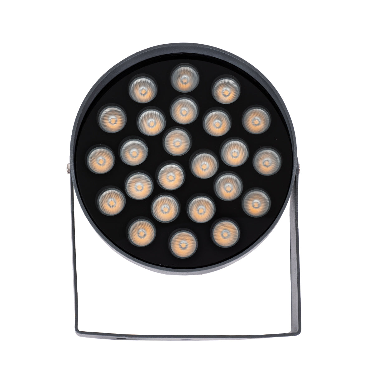 GloboStar® FLOOD-NIGMA 90377 Προβολέας Wall Washer με Αντιθαμβωτική Γρίλια για Φωτισμό Κτιρίων LED 24W 2040lm 30° DC 24V Αδιάβροχο IP65 L15 x W15 x H9.1cm Αρχιτεκτονικό Πορτοκαλί 2200K - Γκρι Ανθρακί - 3 Χρόνια Εγγύηση - ledmania.gr