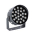 GLOBOSTAR® FLOOD-NIGMA 90378 Προβολέας Σποτ Wall Washer με Αντιθαμβωτική Γρίλια LED 24W 2160lm 30° DC 24V Αδιάβροχο IP65 Θερμό Λευκό 3000K Dimmable - Γκρι Ανθρακί - Μ15 x Π15 x Υ9.1cm - 3 Χρόνια Εγγύηση - ledmania.gr