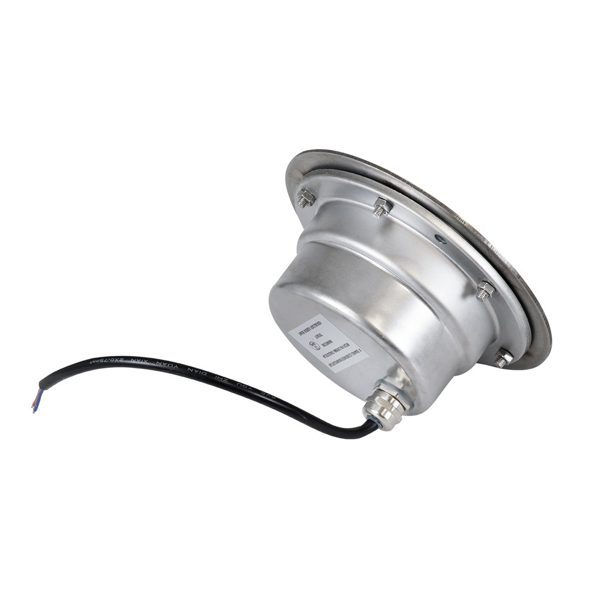 GLOBOSTAR® UNDERWATERYUNI 90417 Υποβρύχιο Χωνευτό Σποτ για Σιντριβάνια/Πισίνες LED 6W 540lm 30° DC 24V Αδιάβροχο IP68 Θερμό Λευκό 2700K Dimmable - Bridgelux SMD Chip - Ανοξείδωτο Ατσάλι SS304 - Μ15 x Π15 x Υ10cm / Q14cm - 3 Χρόνια Εγγύηση