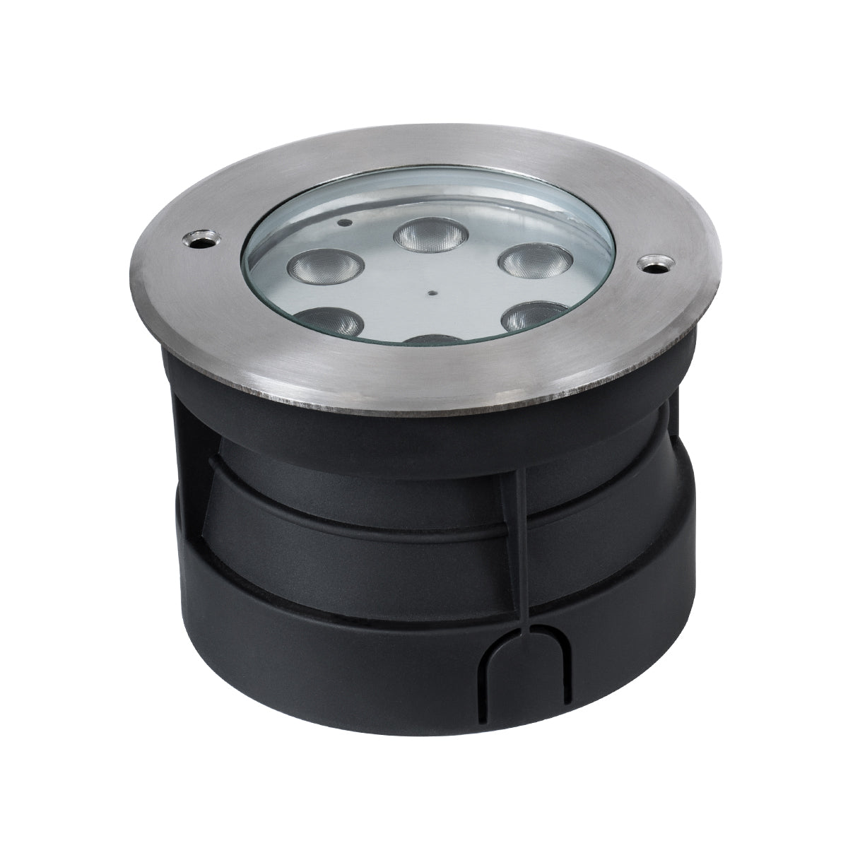 GLOBOSTAR® UNDERWATERYUNI 90417 Υποβρύχιο Χωνευτό Σποτ για Σιντριβάνια/Πισίνες LED 6W 540lm 30° DC 24V Αδιάβροχο IP68 Θερμό Λευκό 2700K Dimmable - Bridgelux SMD Chip - Ανοξείδωτο Ατσάλι SS304 - Μ15 x Π15 x Υ10cm / Q14cm - 3 Χρόνια Εγγύηση