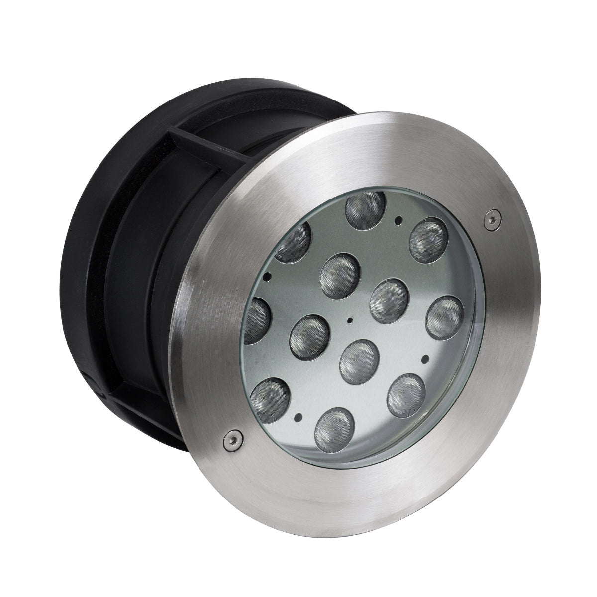 GloboStar® UNDERWATER-TUNI 90421 Υποβρύχιο Χωνευτό Φωτιστικό Σποτ Ειδικό για Σιντριβάνια LED 12W 1200lm 30° DC 24V Αδιάβροχο IP68 Φ18 x Υ11cm Ψυχρό Λευκό 6000K - Ανοξείδωτο Ατσάλι - 3 Χρόνια Εγγύηση - ledmania.gr