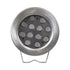 GLOBOSTAR® UNDERWATERJERRY 90423 Υποβρύχιο Επιφανειακό Σποτ για Σιντριβάνια/Πισίνες LED 12W 1080lm 30° DC 24V Αδιάβροχο IP68 Θερμό Λευκό 2700K Dimmable - Bridgelux SMD Chip - Ανοξείδωτο Ατσάλι 304 - Μ14.5 x Π7 x Υ19cm - 3 Χρόνια Εγγύηση