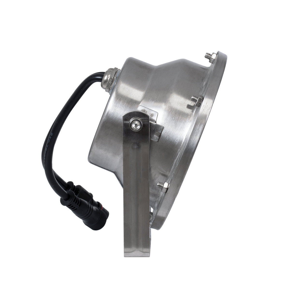 GLOBOSTAR® UNDERWATER-JERRY 90425 Υποβρύχιο Επιφανειακό Σποτ για Σιντριβάνια/Πισίνες LED 12W 1020lm 30° DC 24V Αδιάβροχο IP68 RGBW DMX512 Dimmable - Ανοξείδωτο Ατσάλι 304 - Μ14.5 x Π7 x Υ19cm - 3 Χρόνια Εγγύηση - ledmania.gr