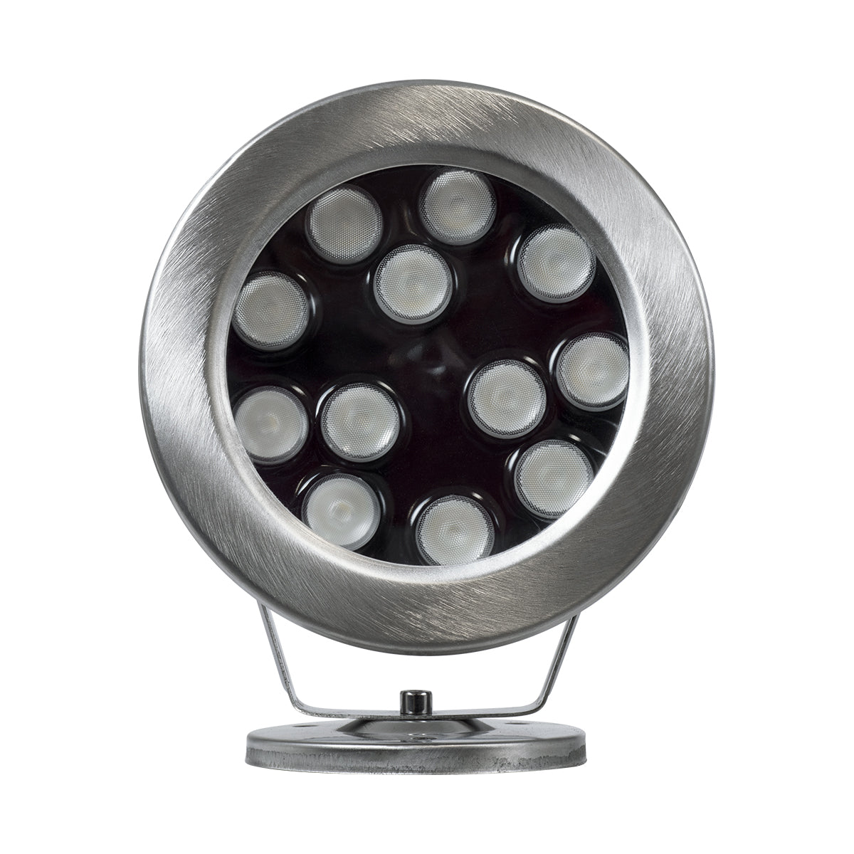 GloboStar® UNDERWATER-DENIS 90431 Υποβρύχιο Επιφανειακό Φωτιστικό Σποτ Ειδικό για Σιντριβάνια - Πισίνες - Τζακούζι LED 12W 1020lm 30° DC 24V Αδιάβροχο IP68 Μ14.5 x Π7 x Υ17cm RGBW DMX512 - Ανοξείδωτο Ατσάλι SS304 - 3 Χρόνια Εγγύηση - ledmania.gr