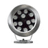 GloboStar® UNDERWATER-DENIS 90431 Υποβρύχιο Επιφανειακό Φωτιστικό Σποτ Ειδικό για Σιντριβάνια - Πισίνες - Τζακούζι LED 12W 1020lm 30° DC 24V Αδιάβροχο IP68 Μ14.5 x Π7 x Υ17cm RGBW DMX512 - Ανοξείδωτο Ατσάλι SS304 - 3 Χρόνια Εγγύηση - ledmania.gr