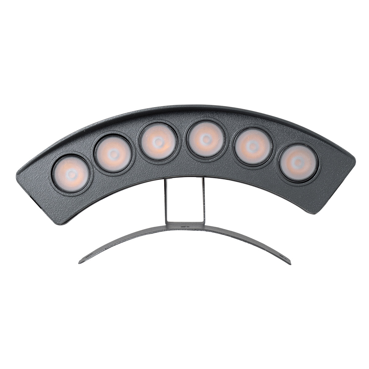 GLOBOSTAR® TREELIGHT-PLANTE 90455 Κυρτή Μπάρα Φωτισμού Wall Washer για Φυτά - Δέντρα LED 6W 630lm 15° DC 24V Αδιάβροχο IP65 Πορτοκαλί 2200K Dimmable - Γκρι Ανθρακί - Μ17.5 x Π4.5 x Υ8cm - 3 Χρόνια Εγγύηση - ledmania.gr