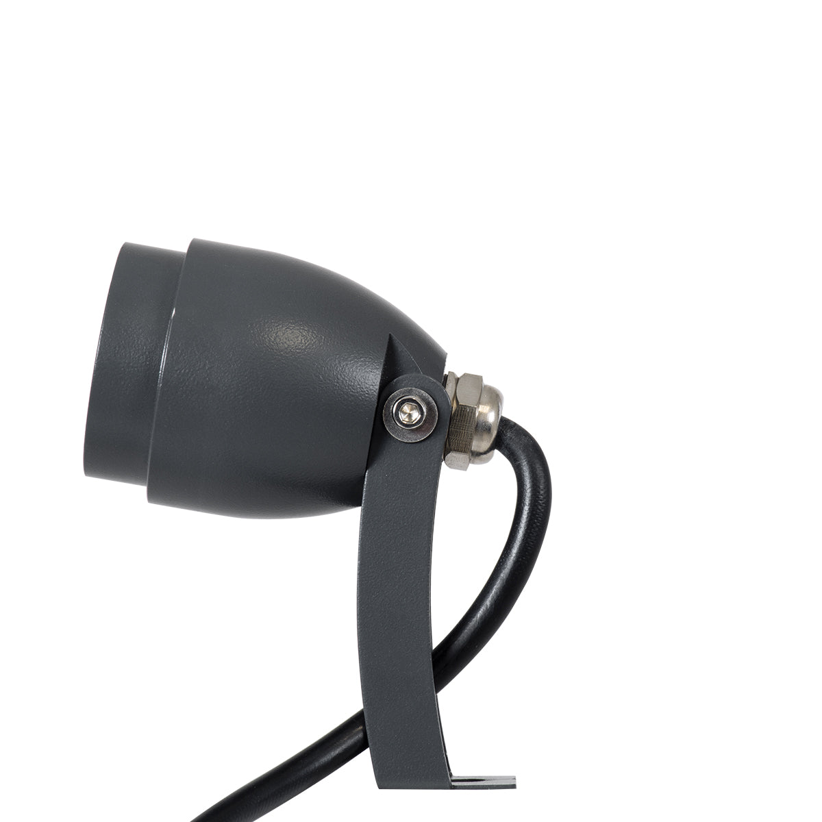 GLOBOSTAR® TREEGAL 90460 Φωτιστικό Σποτ για Φυτά - Δέντρα με Βάση Μπετού & Κορμού LED 3W 315lm 15° DC 24V Αδιάβροχο IP67 Ultra Θερμό Λευκό 2200K Dimmable - Bridgelux SMD Chip - Γκρι Ανθρακί - Μ5 x Π5 x Υ14.7cm - 3 Χρόνια Εγγύηση