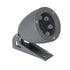 GLOBOSTAR® TREESPO 90471 Φωτιστικό Σποτ για Φυτά - Δέντρα LED 12W 1260lm 15° DC 24V Αδιάβροχο IP67 Πολύχρωμο RGBW Dimmable DMX512 - Bridgelux SMD Chip - Γκρι Ανθρακί - Μ9 x Π11 x Υ9cm - 3 Χρόνια Εγγύηση