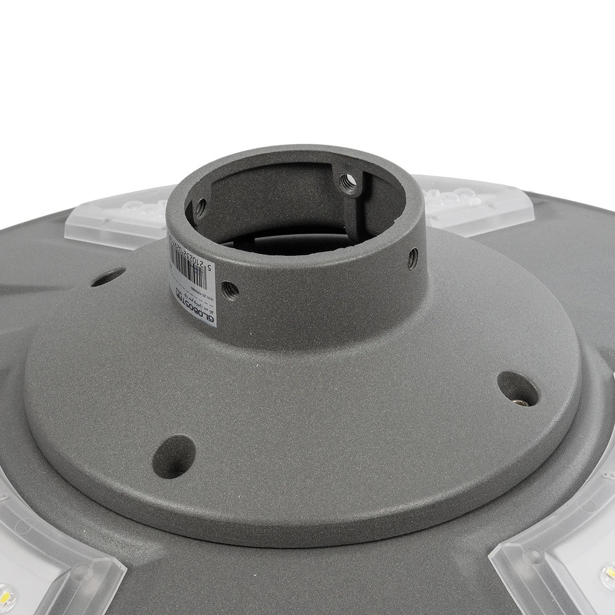 GLOBOSTAR® PARK 90500 Φωτιστικό Κεφαλής Post Top Πλατείας/Πάρκου LED 25W 2000lm 120° με Ενσωματωμένο Φωτοβολταϊκό Panel 6V 20W & Επαναφορτιζόμενη Μπαταρία Li-ion 3.2V 25000mAh με Αισθητήρα Ημέρας-Νύχτας Αδιάβροχο IP65 Ψυχρό Λευκό 6000K - Γκρι Ανθρακί -... - ledmania.gr
