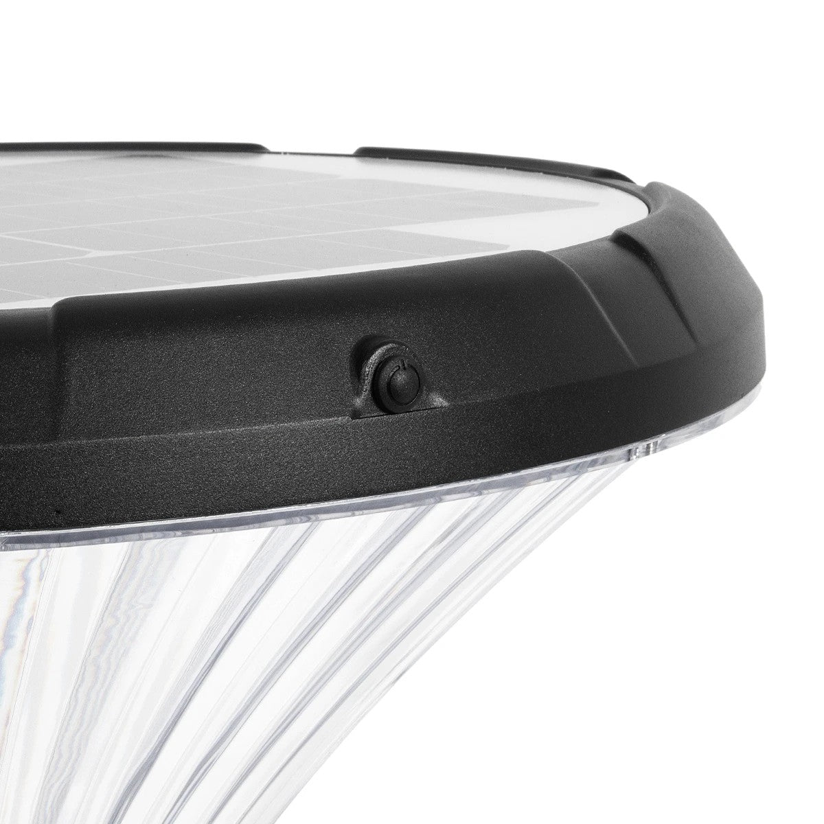 GLOBOSTAR® SQUARE 90503 Φωτιστικό Κεφαλής Post Top Πλατείας/Πάρκου/Κήπου LED 40W 1600lm 120° DC 5V με Ενσωματωμένο Φωτοβολταϊκό Panel 5V 25W & Επαναφορτιζόμενη Μπαταρία Li-ion 3.2V 30000mAh με Αισθητήρα Κίνησης-Ημέρας-Νύχτας Αδιάβροχο IP65 Θερμό Λευκό ...