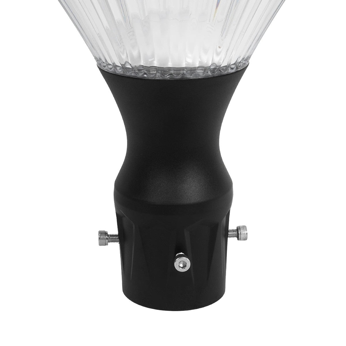 GLOBOSTAR® SQUARE 90503 Φωτιστικό Κεφαλής Post Top Πλατείας/Πάρκου/Κήπου LED 40W 1600lm 120° DC 5V με Ενσωματωμένο Φωτοβολταϊκό Panel 5V 25W & Επαναφορτιζόμενη Μπαταρία Li-ion 3.2V 30000mAh με Αισθητήρα Κίνησης-Ημέρας-Νύχτας Αδιάβροχο IP65 Θερμό Λευκό ...