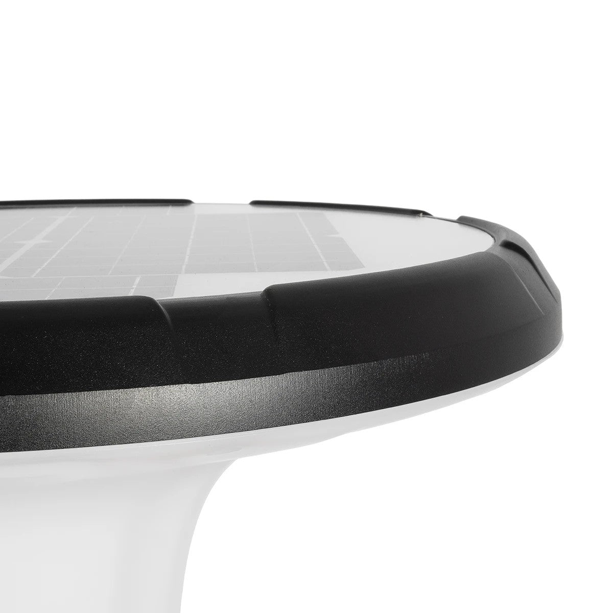 Globostar® SQUARE 90504 Φωτιστικό Κεφαλής Post Top Πλατείας/Πάρκου/Κήπου LED 25W 1000lm με Ανιχνευτή Κίνησης και Αισθητήρα Νυχτός IP65 Ψυχρό Λευκό 6000K - 2 Χρόνια Εγγύηση