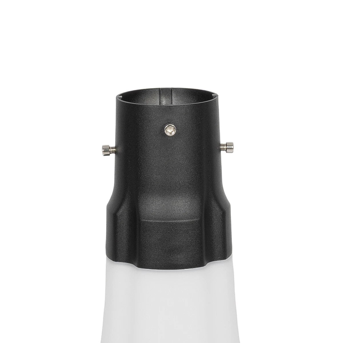 Globostar® SQUARE 90504 Φωτιστικό Κεφαλής Post Top Πλατείας/Πάρκου/Κήπου LED 25W 1000lm με Ανιχνευτή Κίνησης και Αισθητήρα Νυχτός IP65 Ψυχρό Λευκό 6000K - 2 Χρόνια Εγγύηση