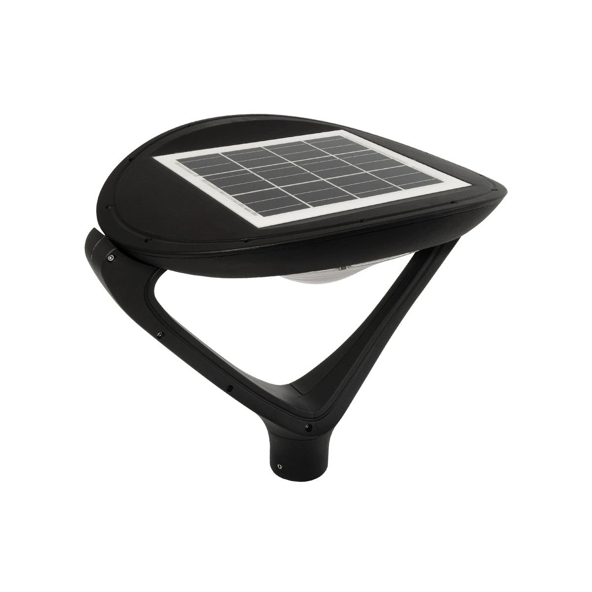 GLOBOSTAR® SQUARE 90507 Φωτιστικό Στύλου/Κολώνας Πλατείας/Πάρκου/Κήπου με Ασύρματο Χειριστήριο LED 20W 800lm 120° Ενσωματωμένο Φωτοβολταϊκό Panel 6V 20W & Επαναφορτιζόμενη Μπαταρία Li-ion 3.2V 20000mAh με Αισθητήρα Κίνησης-Ημέρας-Νύχτας Αδιάβροχο IP65 ...