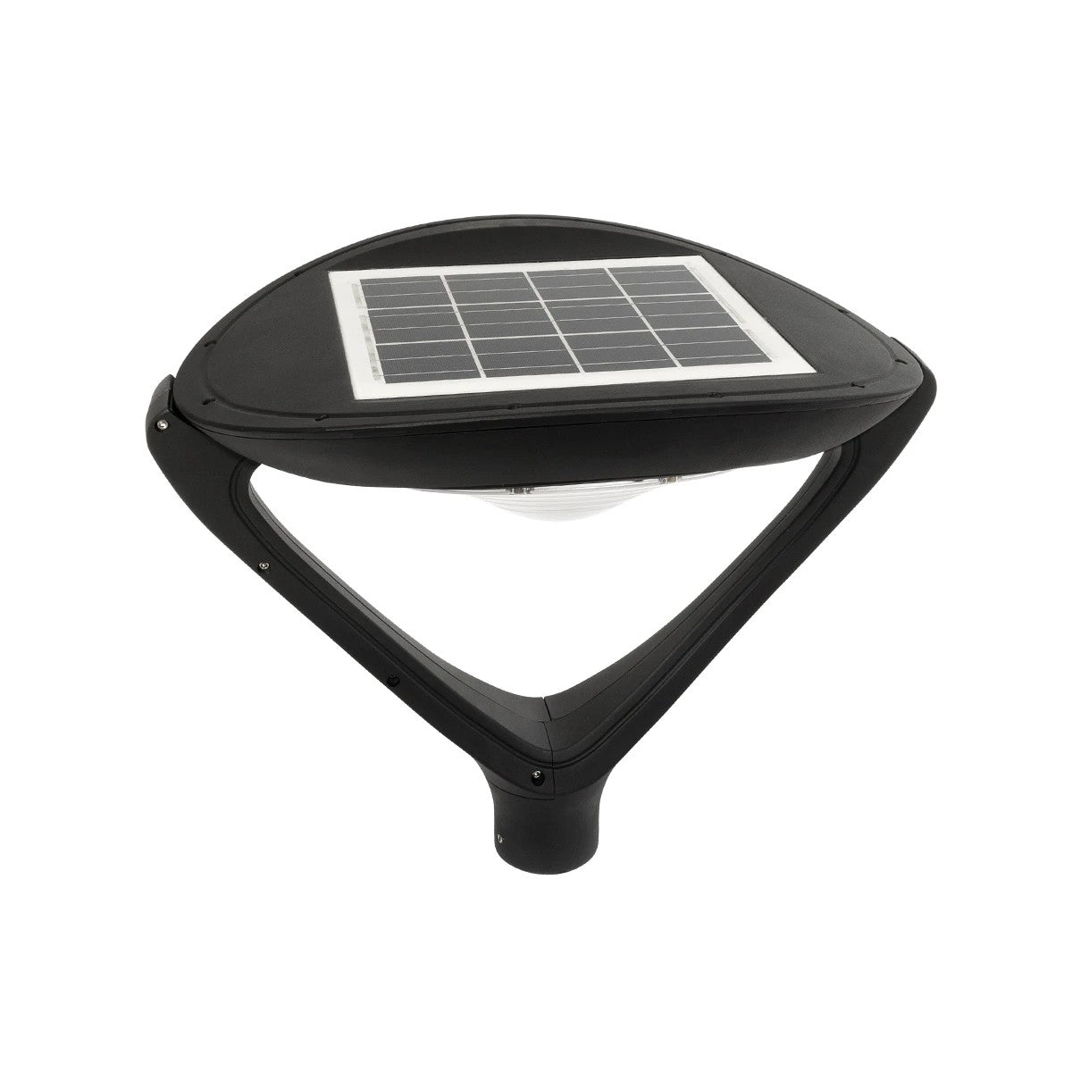 GLOBOSTAR® SQUARE 90507 Φωτιστικό Στύλου/Κολώνας Πλατείας/Πάρκου/Κήπου με Ασύρματο Χειριστήριο LED 20W 800lm 120° Ενσωματωμένο Φωτοβολταϊκό Panel 6V 20W & Επαναφορτιζόμενη Μπαταρία Li-ion 3.2V 20000mAh με Αισθητήρα Κίνησης-Ημέρας-Νύχτας Αδιάβροχο IP65 ...