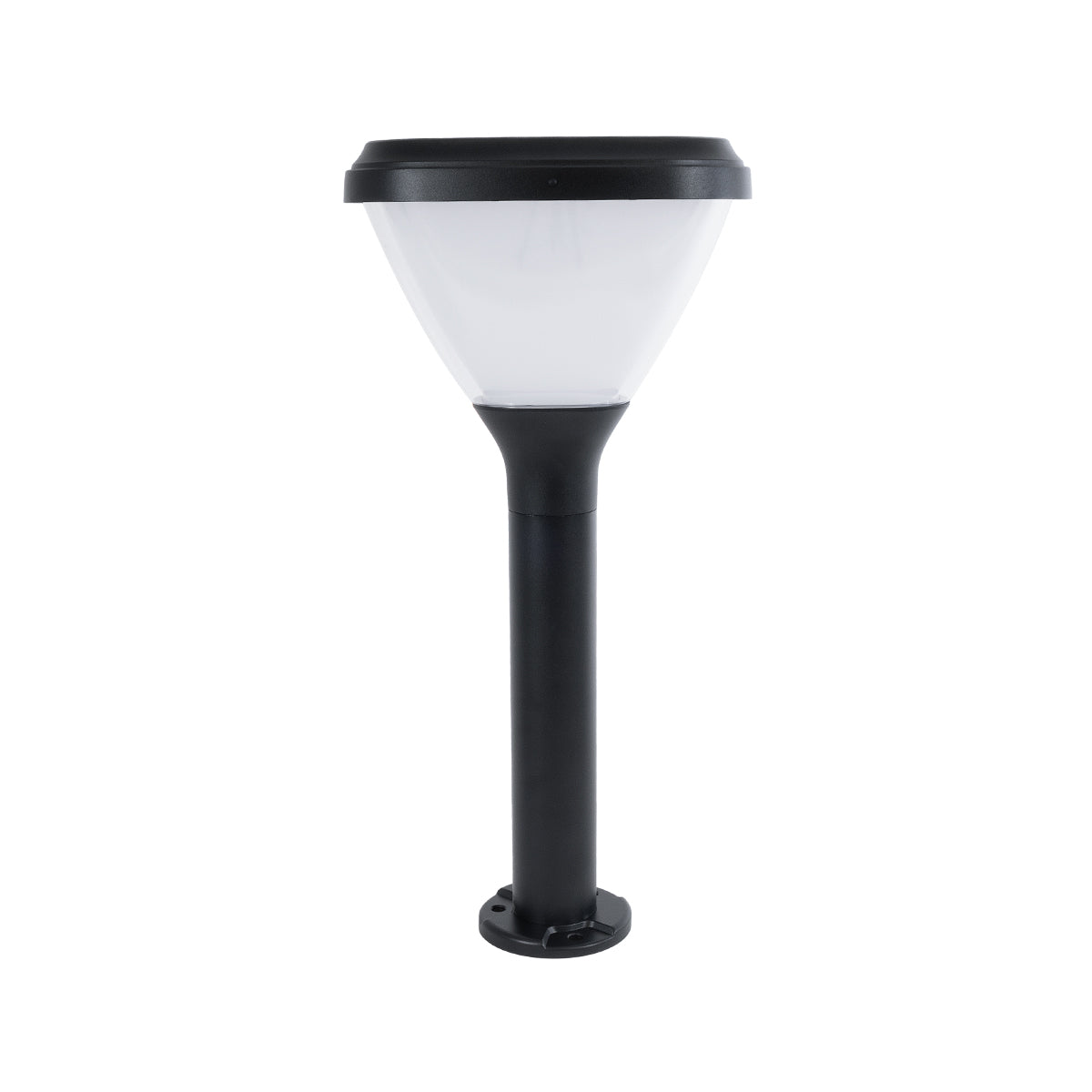 GloboStar® SOLARMIS 90521 LED Solar Bollard Light Κολωνάκι Κήπου Εξωτερικού Χώρου 10W 180lm 120° με Ενσωματωμένο Φωτοβολταϊκό Panel 6V 5W & Επαναφορτιζόμενη Μπαταρία Li-ion 3.2V 6000mAh με Αισθητήρα Ημέρας-Νύχτας - Αδιάβροχο IP65 Φ26 x Υ60cm Ψυχρό Λευκ... - ledmania.gr