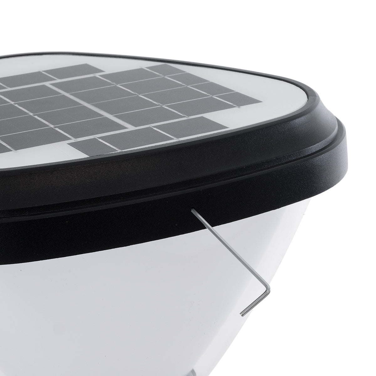 GloboStar® SOLARMIS 90521 LED Solar Bollard Light Κολωνάκι Κήπου Εξωτερικού Χώρου 10W 180lm 120° με Ενσωματωμένο Φωτοβολταϊκό Panel 6V 5W & Επαναφορτιζόμενη Μπαταρία Li-ion 3.2V 6000mAh με Αισθητήρα Ημέρας-Νύχτας - Αδιάβροχο IP65 Φ26 x Υ60cm Ψυχρό Λευκ... - ledmania.gr