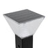GLOBOSTAR® VEGGIE 90524 Φωτιστικό Κολωνάκι Κήπου LED 10W 500lm 120° με Ενσωματωμένο Φωτοβολταϊκό Panel 6V 2W & Επαναφορτιζόμενη Μπαταρία Li-ion 3.2V 6000mAh με Αισθητήρα Ημέρας-Νύχτας Αδιάβροχο IP65 All in One CCT 6000K-4500K - Sanan SMD Chip - Μαύρο -...