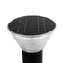 GLOBOSTAR® VEGGIE 90525 Φωτιστικό Κολωνάκι Κήπου LED 10W 500lm 120° με Ενσωματωμένο Φωτοβολταϊκό Panel 6V 2W & Επαναφορτιζόμενη Μπαταρία Li-ion 3.2V 1800mAh με Αισθητήρα Ημέρας-Νύχτας Αδιάβροχο IP65 Ψυχρό Λευκό 6000K - Sanan SMD Chip - Μαύρο- Μ23 x Π23...