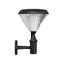 GLOBOSTAR® SOLARTIS 90527 Φωτιστικό Κολωνάκι Κήπου LED 10W 1000lm 180° με Ενσωματωμένο Φωτοβολταϊκό Panel 6V 5W & Επαναφορτιζόμενη Μπαταρία Li-ion 3.2V 6000mAh με Αισθητήρα Ημέρας-Νύχτας Αδιάβροχο IP65 Ψυχρό Λευκό 6000K - Sanan SMD Chip - Μαύρο - Μ26 x...