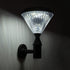 GLOBOSTAR® SOLARTIS 90527 Φωτιστικό Κολωνάκι Κήπου LED 10W 1000lm 180° με Ενσωματωμένο Φωτοβολταϊκό Panel 6V 5W & Επαναφορτιζόμενη Μπαταρία Li-ion 3.2V 6000mAh με Αισθητήρα Ημέρας-Νύχτας Αδιάβροχο IP65 Ψυχρό Λευκό 6000K - Sanan SMD Chip - Μαύρο - Μ26 x...