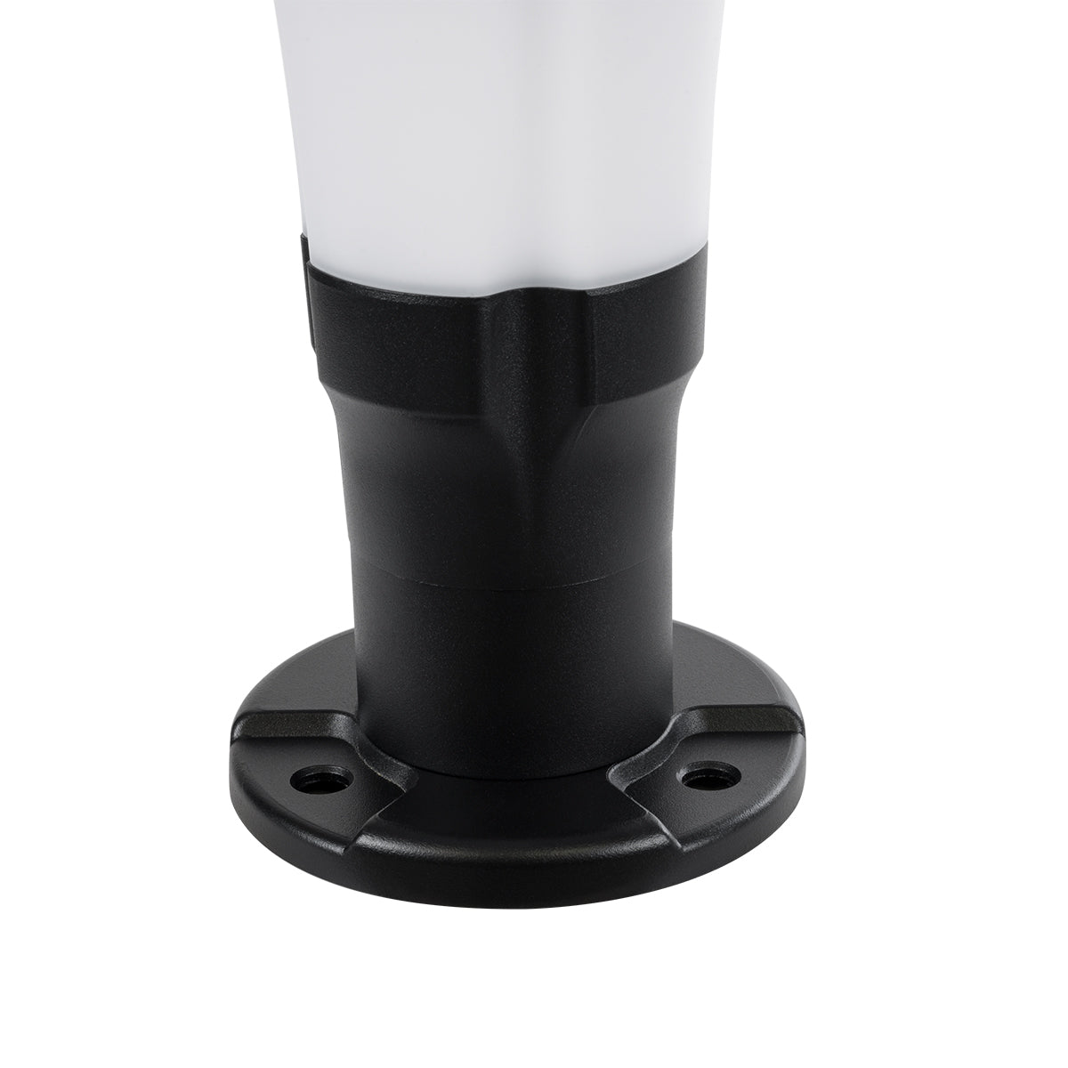 GLOBOSTAR® WHISPER 90535 Φωτιστικό Κολωνάκι Κήπου LED 10W 500lm 120° με Ενσωματωμένο Φωτοβολταϊκό Panel 6V 2W & Επαναφορτιζόμενη Μπαταρία Li-ion 3.2V 1800mAh με Αισθητήρα Ημέρας-Νύχτας Αδιάβροχο IP65 Ψυχρό Λευκό 6000K - Sanan SMD Chip - Γκρι Ανθρακί - ...