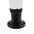 GLOBOSTAR® WHISPER 90535 Φωτιστικό Κολωνάκι Κήπου LED 10W 500lm 120° με Ενσωματωμένο Φωτοβολταϊκό Panel 6V 2W & Επαναφορτιζόμενη Μπαταρία Li-ion 3.2V 1800mAh με Αισθητήρα Ημέρας-Νύχτας Αδιάβροχο IP65 Ψυχρό Λευκό 6000K - Sanan SMD Chip - Γκρι Ανθρακί - ...