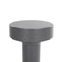 GLOBOSTAR® KIPASIO 90540 Φωτιστικό Κολωνάκι Κήπου LED 15W 1500lm 60° AC 220-240V Αδιάβροχο IP65 Θερμό Λευκό 2700K - Γκρι Ανθρακί - Μ15 x Π15 x Υ58cm - 3 Χρόνια Εγγύηση - ledmania.gr