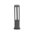 GLOBOSTAR® RODEMA 90545 Φωτιστικό Κολωνάκι Κήπου LED 15W 1500lm 60° AC 220-240V Αδιάβροχο IP65 Θερμό Λευκό 2700K - Γκρι Ανθρακί - Μ16.5 x Π16.5 x Υ60cm - 3 Χρόνια Εγγύηση - ledmania.gr