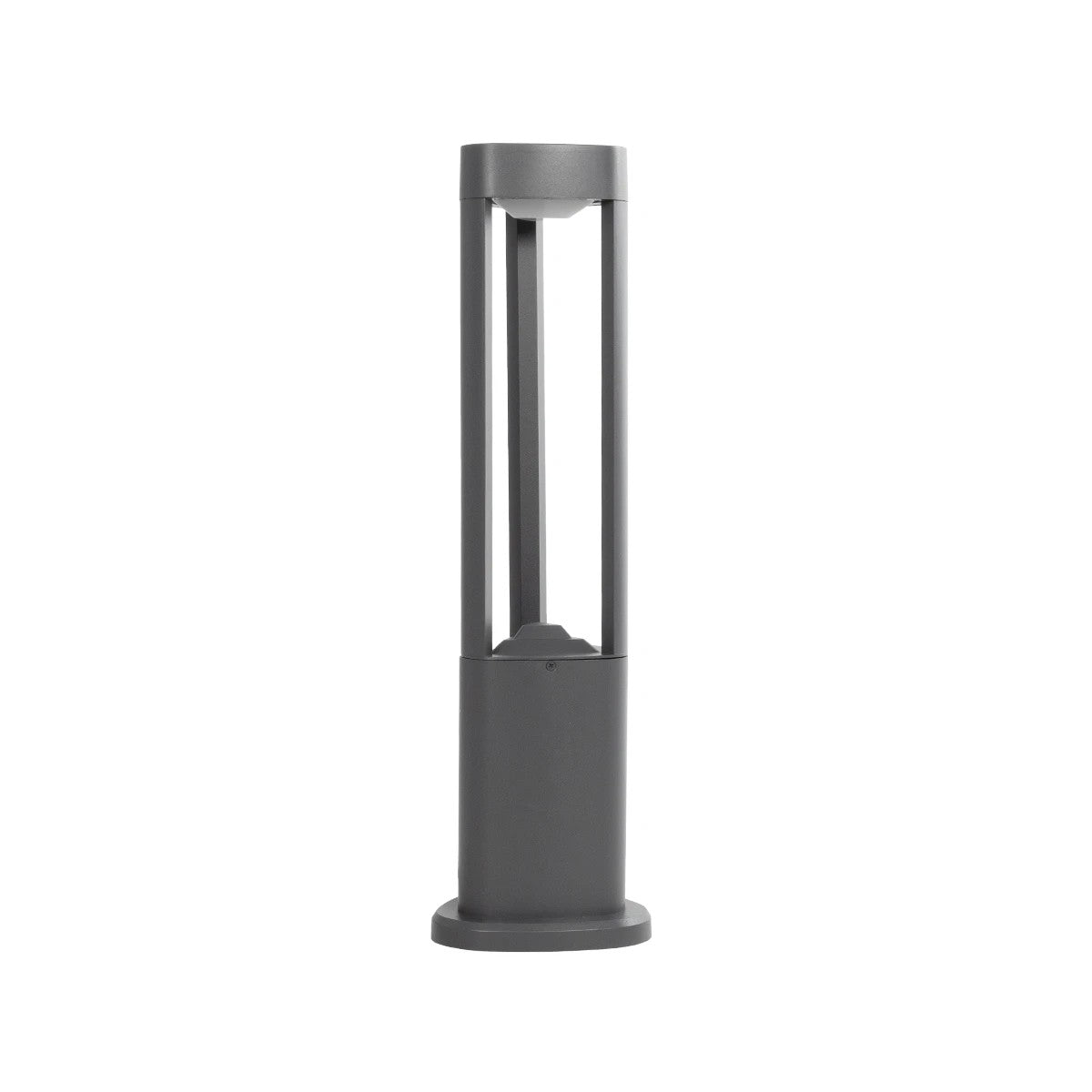 GLOBOSTAR® RODEMA 90545 Φωτιστικό Κολωνάκι Κήπου LED 15W 1500lm 60° AC 220-240V Αδιάβροχο IP65 Θερμό Λευκό 2700K - Γκρι Ανθρακί - Μ16.5 x Π16.5 x Υ60cm - 3 Χρόνια Εγγύηση - ledmania.gr