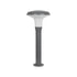 GLOBOSTAR® WHISPER 90548 Φωτιστικό Κολωνάκι Κήπου με Ντουί 1 x E27 AC 220-240V Αδιάβροχο IP65 - Γκρι Ανθρακί - Μ27 x Π27 x Υ79cm - ledmania.gr