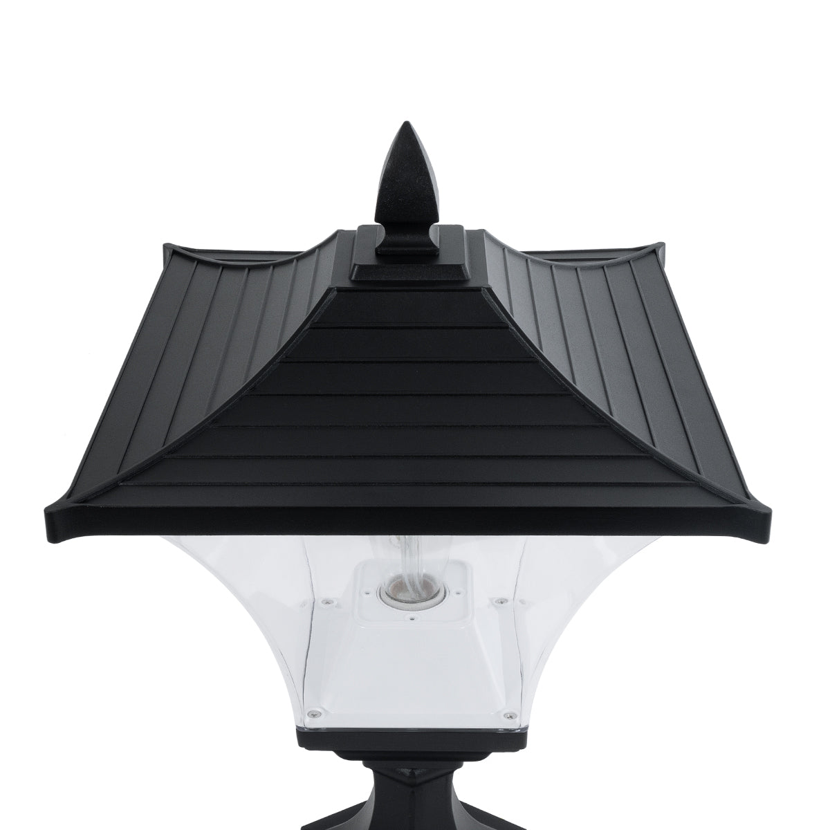 GLOBOSTAR® DIRAHIO 90552 Φωτιστικό Κολωνάκι Κήπου με Ντουί 1 x E27 AC 220-240V Αδιάβροχο IP65 - Γκρι Ανθρακί Ματ - Μ32 x Π32 x Υ52cm