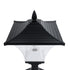 GLOBOSTAR® DIRAHIO 90552 Φωτιστικό Κολωνάκι Κήπου με Ντουί 1 x E27 AC 220-240V Αδιάβροχο IP65 - Γκρι Ανθρακί Ματ - Μ32 x Π32 x Υ52cm