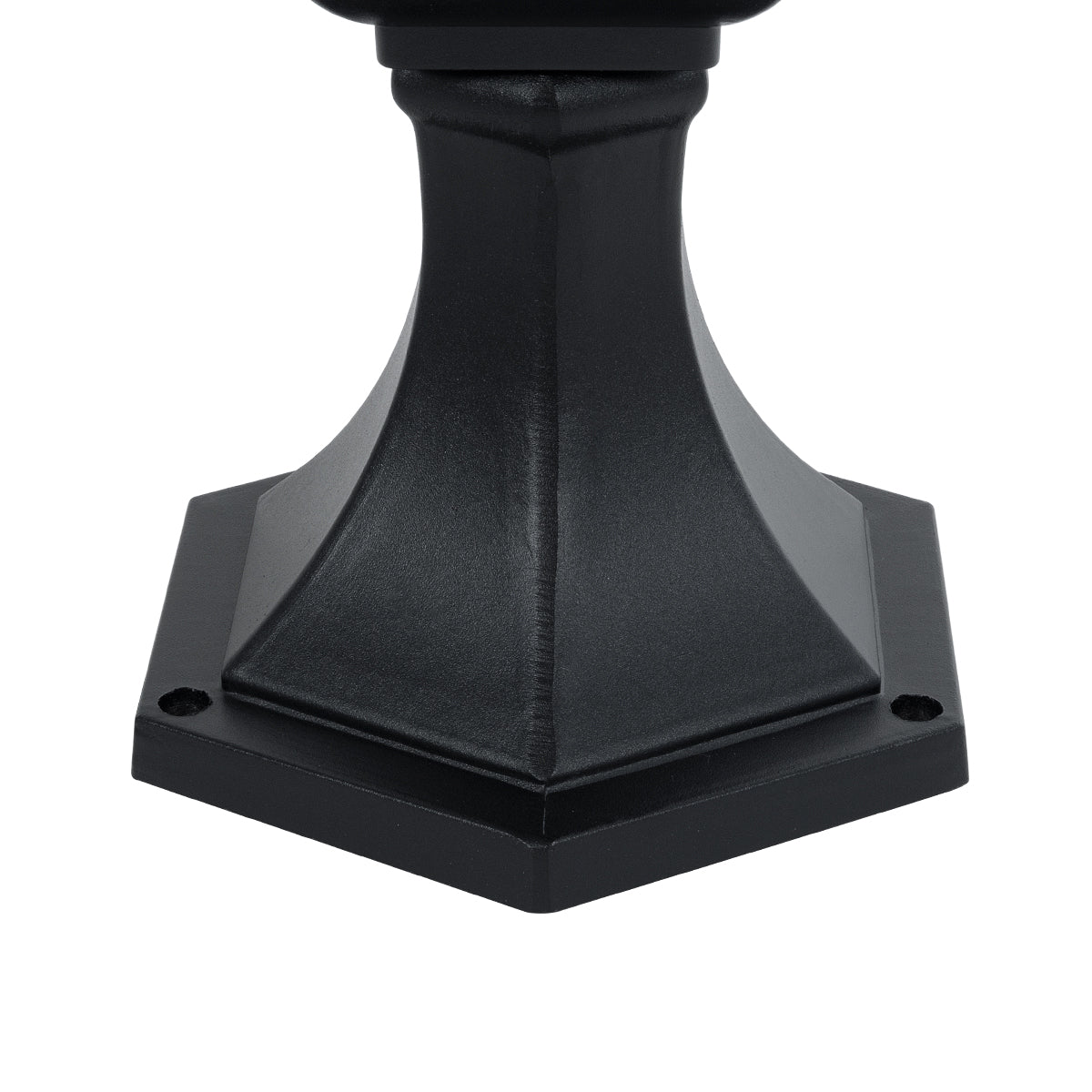 GLOBOSTAR® DIRAHIO 90552 Φωτιστικό Κολωνάκι Κήπου με Ντουί 1 x E27 AC 220-240V Αδιάβροχο IP65 - Γκρι Ανθρακί Ματ - Μ32 x Π32 x Υ52cm