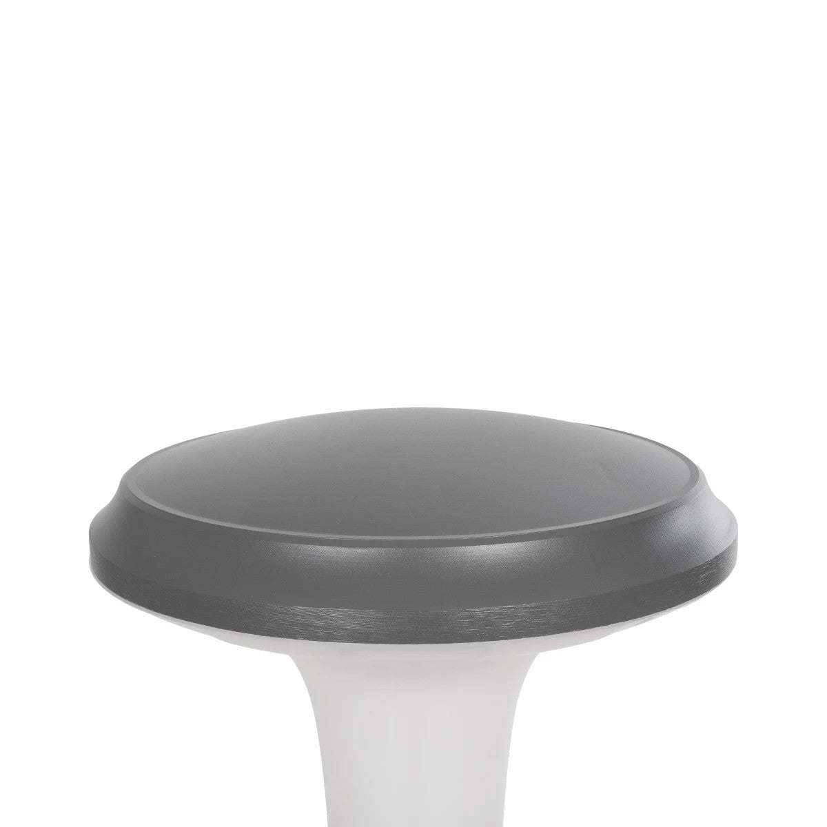 GLOBOSTAR® WHISPER 90553 Φωτιστικό Κολωνάκι Κήπου με Ντουί 1 x E27 AC 220-240V Αδιάβροχο IP65 - Γκρι Ανθρακί - Μ27 x Π27 x Υ29cm - ledmania.gr