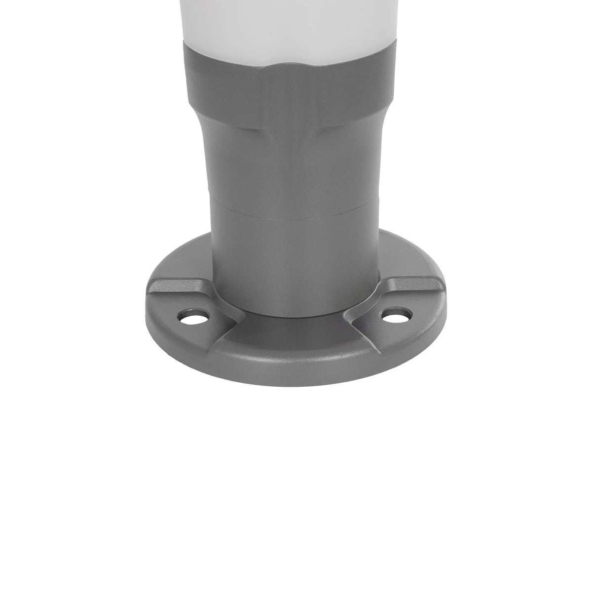 GLOBOSTAR® WHISPER 90553 Φωτιστικό Κολωνάκι Κήπου με Ντουί 1 x E27 AC 220-240V Αδιάβροχο IP65 - Γκρι Ανθρακί - Μ27 x Π27 x Υ29cm - ledmania.gr