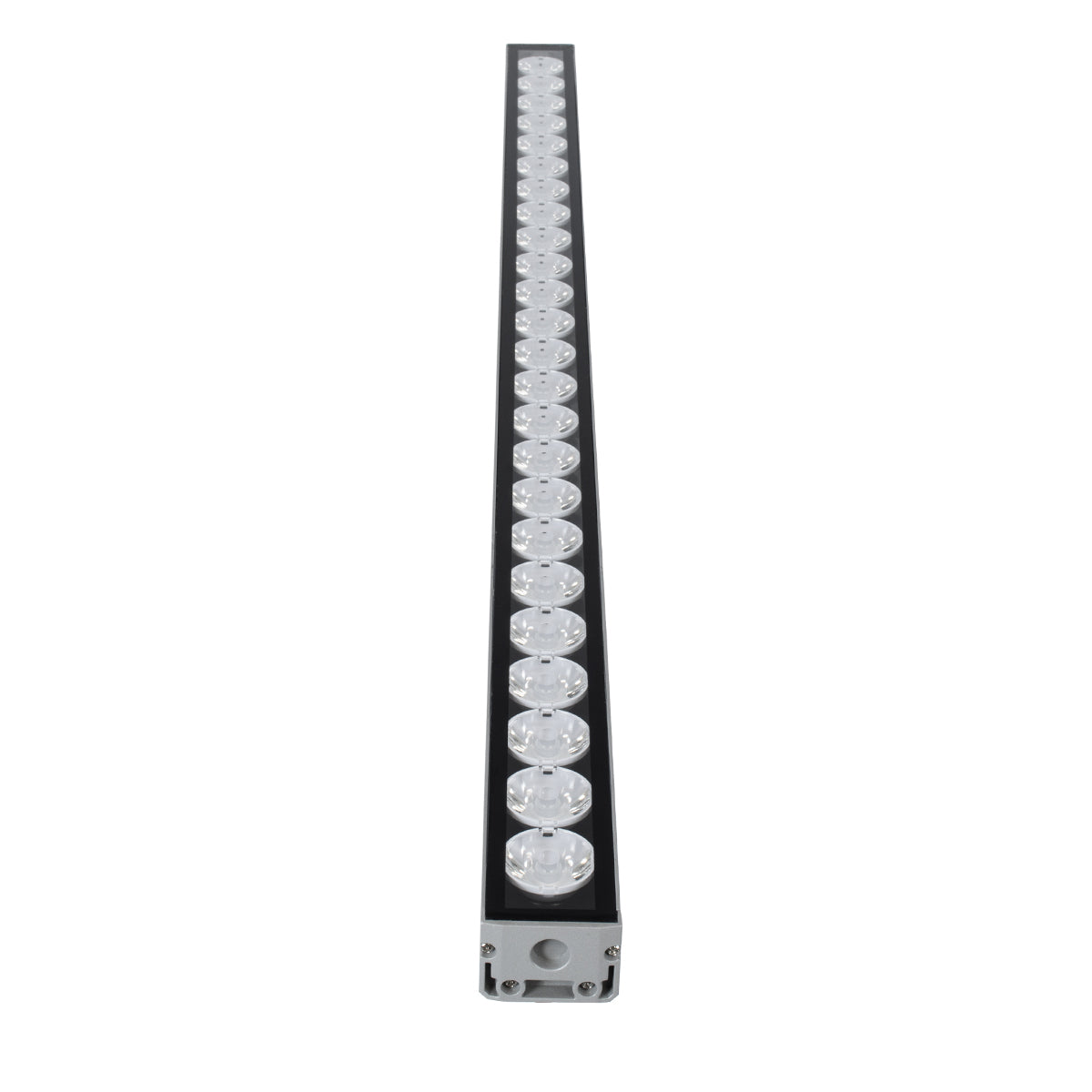 GloboStar® WASHER-JAVIA 90557 Μπάρα Φωτισμού Wall Washer LED 48W 3840lm 5° DC 24V Αδιάβροχο IP67 Μ100 x Π5.2 x Υ3.6cm (Υ8.5 με Βάση) Πολύχρωμο RGBW DMX512 - Γκρι Ανθρακί - 3 Χρόνια Εγγύηση - ledmania.gr