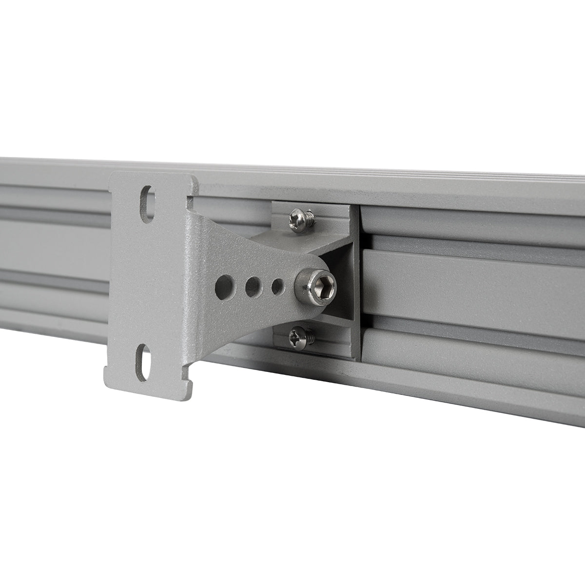 GloboStar® WASHER-JAVIA 90557 Μπάρα Φωτισμού Wall Washer LED 48W 3840lm 5° DC 24V Αδιάβροχο IP67 Μ100 x Π5.2 x Υ3.6cm (Υ8.5 με Βάση) Πολύχρωμο RGBW DMX512 - Γκρι Ανθρακί - 3 Χρόνια Εγγύηση - ledmania.gr