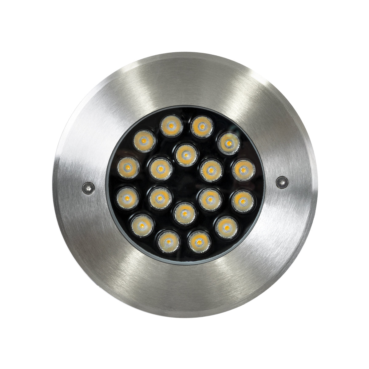 GloboStar® UNDERGROUND-SINA 90572 Χωνευτό Φωτιστικό Σποτ Δαπέδου LED 18W 1710lm 15° DC 24V Αδιάβροχο IP68 Φ20 x Υ11cm Φυσικό Λευκό 4500K - Ανοξείδωτο Ατσάλι - 3 Χρόνια Εγγύηση - ledmania.gr