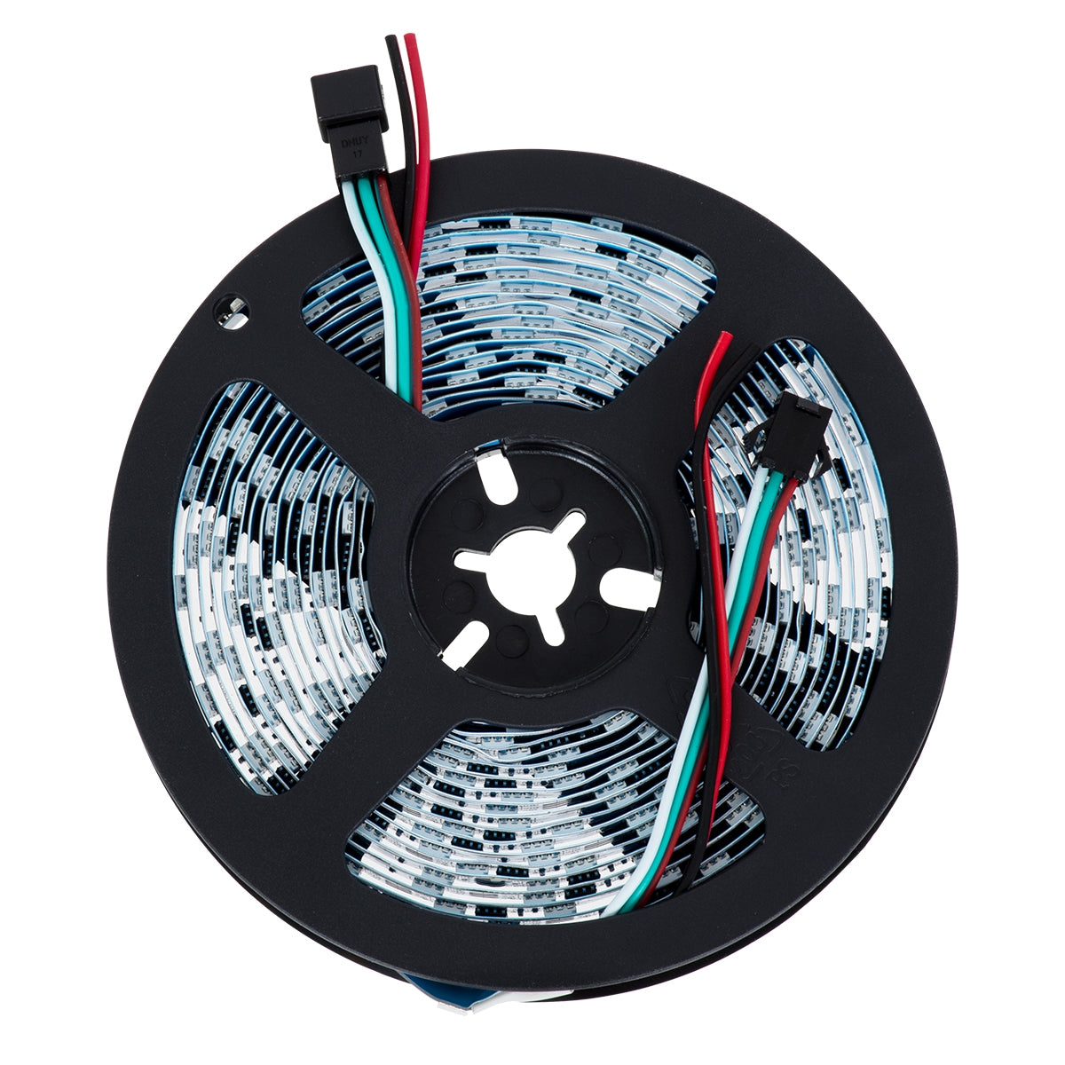 GloboStar® 90588 Digital Pixel Addressable Strip 3 PIN - Ψηφιακή Ταινία LED SMD 5050 14.4W/m 60LED/m 20PIXEL/m SPI/TTL Protocol IC WS2811/UCS16703 1296lm/m 120° DC 12V IP20 Θερμό Λευκό 2700K - Λευκό Σώμα - Μ5000 x Π10 x Υ2mm - Συσκευασία 5 Μέτρων - ledmania.gr