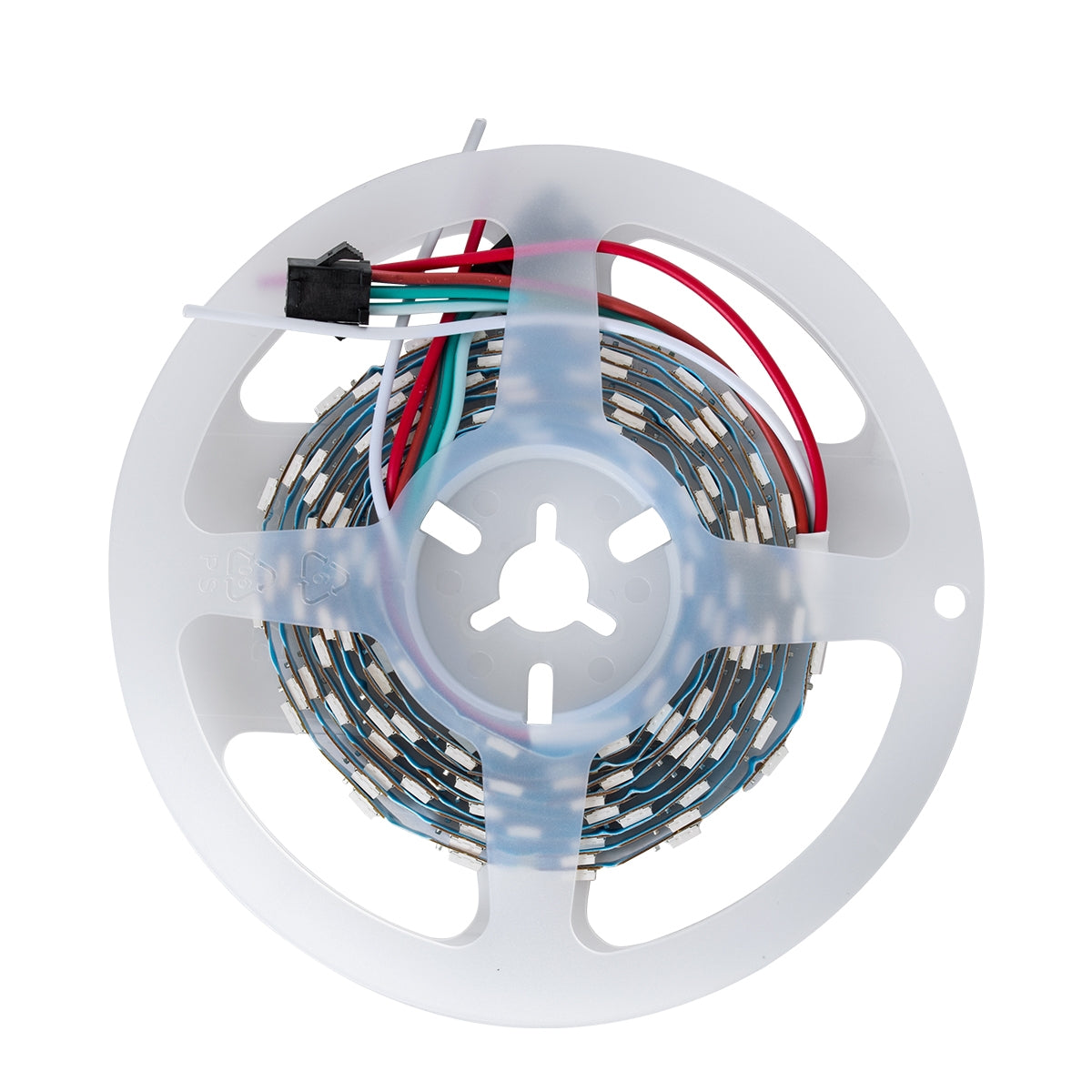 GloboStar® 90606 Digital Pixel Addressable Strip Ultra Slim 3 PIN - Nano Zig Zag S Ψηφιακή Ταινία LED SMD 5050 14.4W/m 60LED/m 20PIXEL/m SPI/TTL Protocol IC WS2812/SK6812 1152lm/m 120° DC 5V IP20 RGB - Λευκό Σώμα - Μ2000 x Π6 x Υ2mm - Συσκευασία 2 Μέτρων - ledmania.gr
