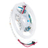 GloboStar® 90606 Digital Pixel Addressable Strip Ultra Slim 3 PIN - Nano Zig Zag S Ψηφιακή Ταινία LED SMD 5050 14.4W/m 60LED/m 20PIXEL/m SPI/TTL Protocol IC WS2812/SK6812 1152lm/m 120° DC 5V IP20 RGB - Λευκό Σώμα - Μ2000 x Π6 x Υ2mm - Συσκευασία 2 Μέτρων - ledmania.gr