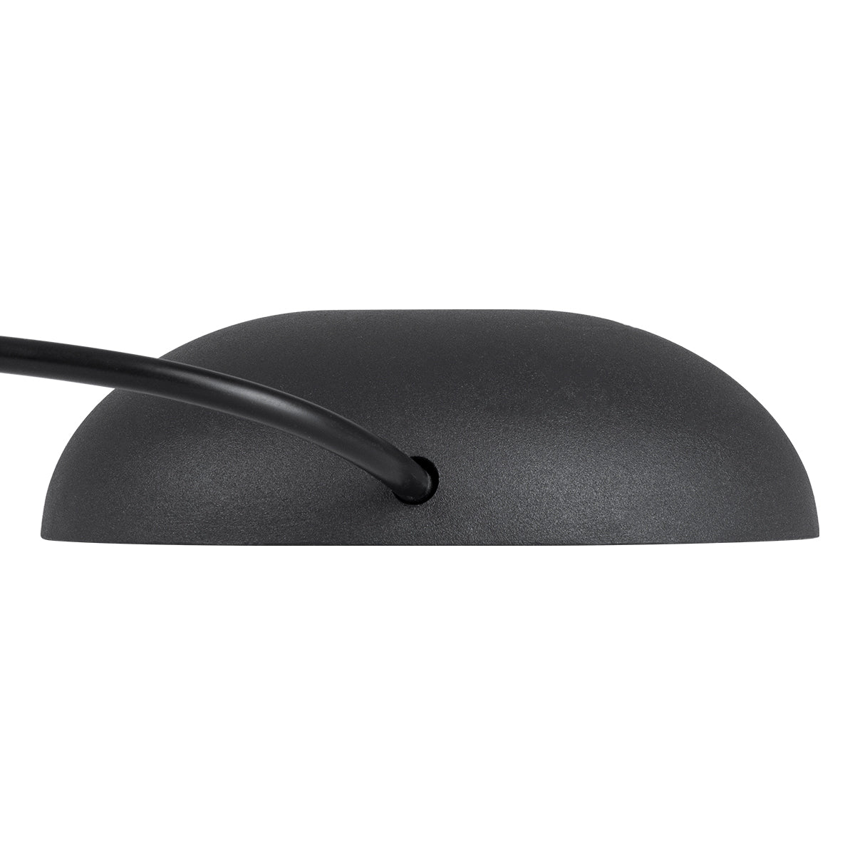 GloboStar® STEP-LUNA 90617 Επιφανειακό Φωτιστικό Σκαλοπατιού - Διαδρόμου LED 3W 345lm 10° DC 24V Αδιάβροχο IP65 Φ12 x Υ3cm Φυσικό Λευκό 4500K - Μαύρο - 3 Years Warranty - ledmania.gr