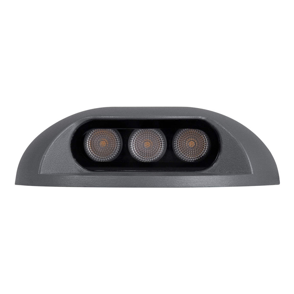 GLOBOSTAR® STEP-LUNA 90623 Αρχιτεκτονικό Φωτιστικό Διαδρόμου/Σκαλοπατιού LED 3W 345lm 10° DC 24V Αδιάβροχο IP65 Φυσικό Λευκό 4500K Dimmable - Γκρι Ανθρακί - Φ12 x Υ3cm - 3 Χρόνια Εγγύηση - ledmania.gr