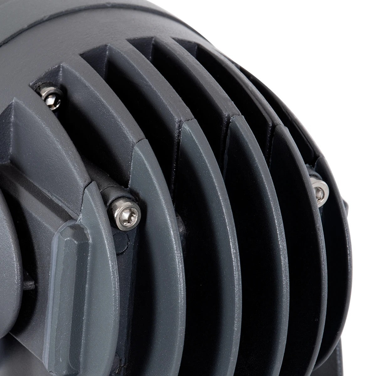 GLOBOSTAR® SPOTXENIA 90632 Αρχιτεκτονικό Σποτ Φωτισμου με Αντιθαμβωτική Γρίλια LED 16W 1760lm 3° DC 24V Αδιάβροχο IP65 Θερμό Λευκό 2700K Dimmable - Bridgelux COB Chip - Γκρι Ανθρακί - Μ9 x Π9 x Υ12cm - 3 Χρόνια Εγγύηση