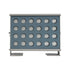 GLOBOSTAR® FLOODHENO 999-0264 Προβολέας Σποτ Wall Washer LED 36W 2880lm 30° DC 24V Αδιάβροχο IP65 Πολύχρωμο RGB Dimmable DMX512 - Bridgelux SMD Chip - Γκρι - Μ22 x Π11 x Υ16.5cm - 3 Χρόνια Εγγύηση