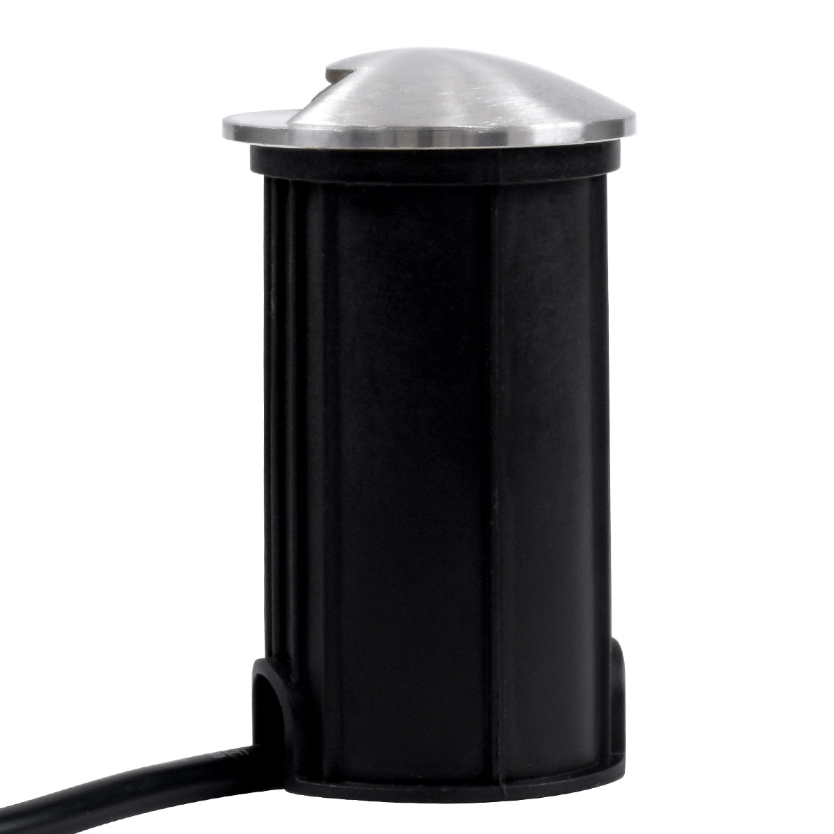 GloboStar® UNDERGROUND-RENA 90660 Χωνευτό Φωτιστικό Σποτ Δαπέδου One Sided LED 1W 110lm 30° DC 24V Αδιάβροχο IP68 Φ5 x Υ9cm Θερμό Λευκό 3000K - Ανοξείδωτο Ατσάλι - 3 Χρόνια Εγγύηση - ledmania.gr